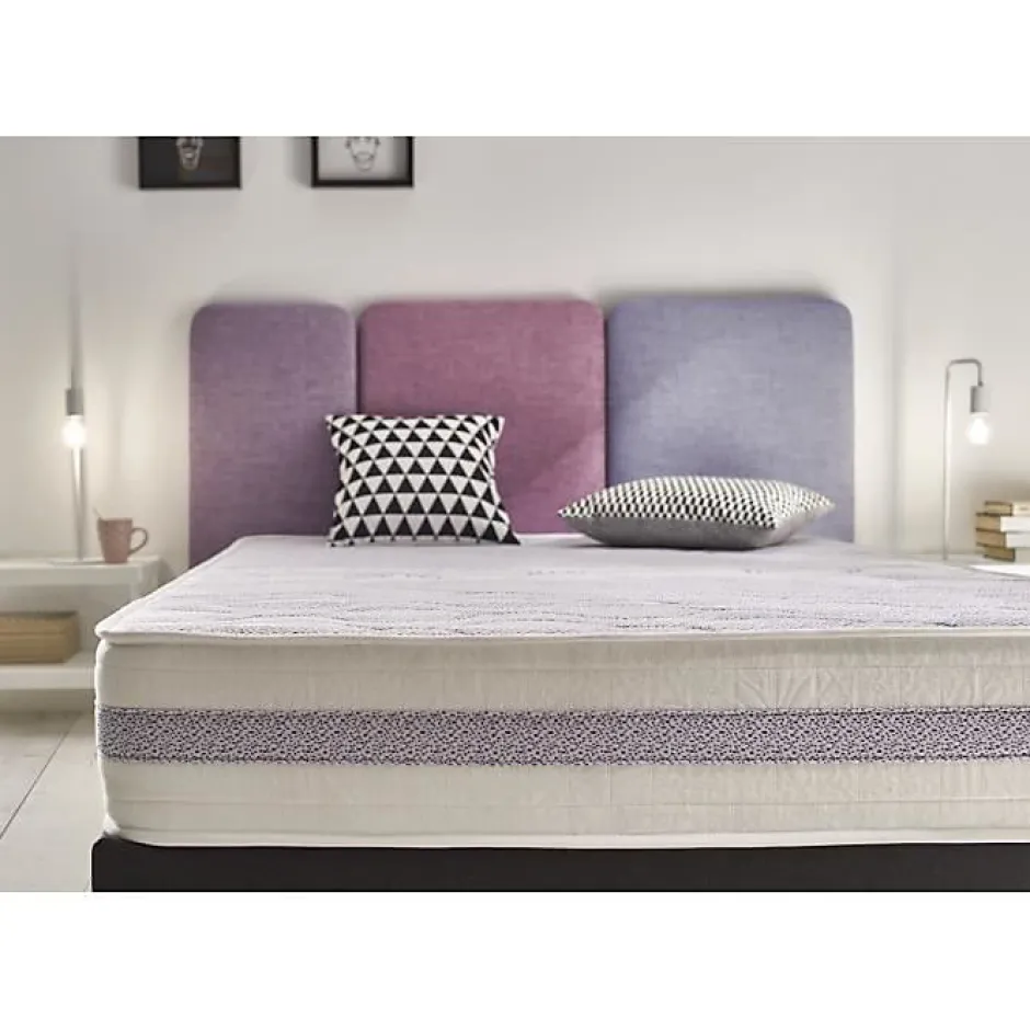 Eccox Matelas 150x200 Mémoire de forme Dream Aloe Vera Hauteur 19 cm +/-2 Fermeté Moyenne.