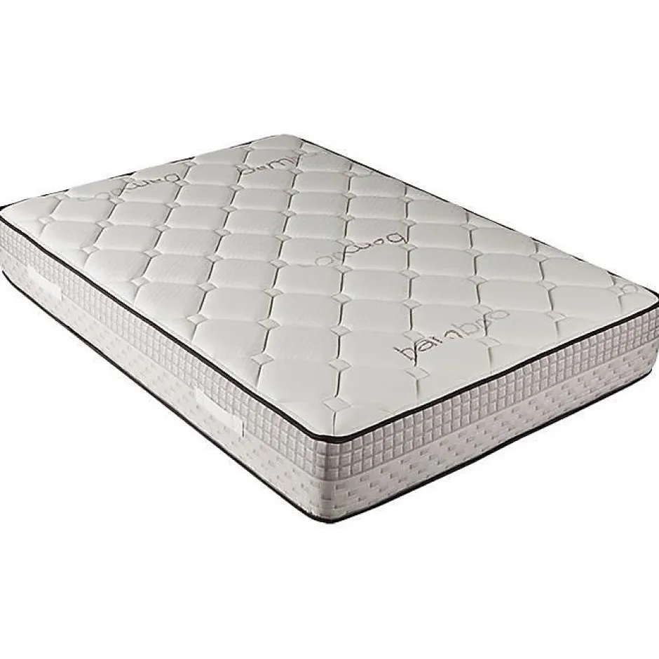 Eccox Matelas 90x180 Mémoire de forme Bambou Hauteur 24 cm +/-2 Fermeté Moyenne-Haute. Discount