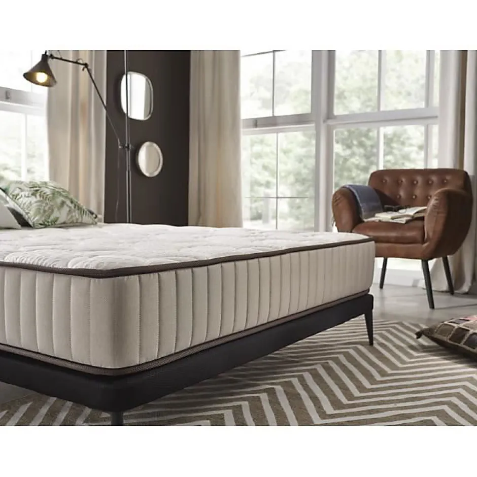 Eccox Matelas 120x180 Mémoire de forme Luxury Dream Confort Special Endition Hauteur 25 cm +/- 2 Fermeté moyenne-élevée.