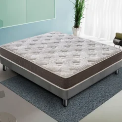 Materassiedoghe Matelas 90x200 Mousse - Epaisseur 15 cm - 9 zones de confort - Rigidité H4 - Mod Chieti Hot