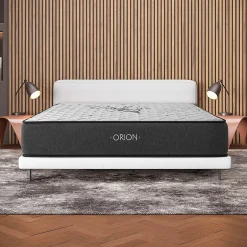 Cosmos Matelas 160x200 Orion - Mousse Mémoire de Forme - Blue Latex - Épais 30 cm - 7 zones - Réversible face été/hiver - Confort Ferme