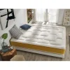 Eccox Matelas 90x180 Ressorts Ensachés Elite Gold Hauteur 30 cm +/- 2 Rembourré en Mémoire de forme + Supersoft 5 cm Mi-Ferme. Discount