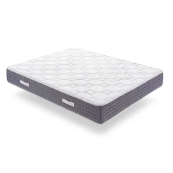Eccox Matelas 80x180 Ressorts Ensachés Memory Nature avec 5cm Gel Mémoire de forme + Graphène + Supersoft Hauteur 30 cm +/-2 n