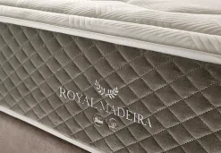 Simpur Low Cost Matelas 140x200 Royal Madeira, ressorts ensachés Healthy Spring, 25 cm, confort HR multizone, ferme et doux, anti-vibrations Hot