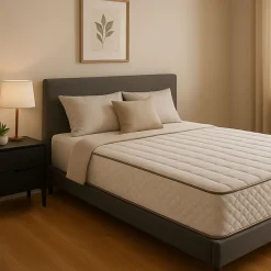 Literie Julien Matelas 180x200 x 23 cm - Ferme - Aertech+ 40 Kg/m3 HR Dernière Génération - Très Respirant