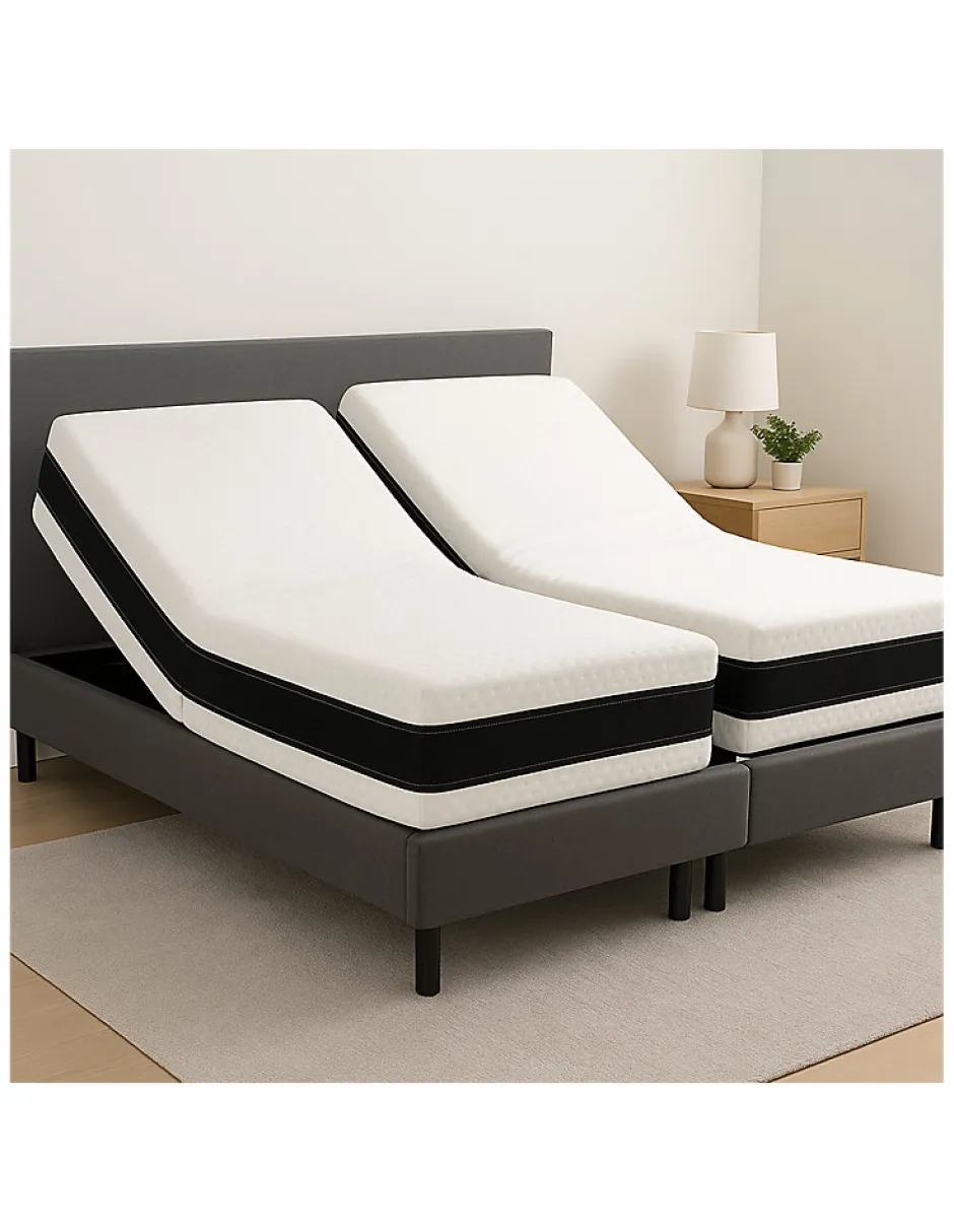 By Sommiflex. Matelas 2x80x200 Spécial Lit Électrique Fabrication Européenne