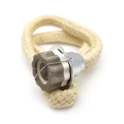 Mamamanuela Mèche de rechange pour grande lampe catalytique 200ml - Compatible toutes marques. Tête en céramique et cordon 100% coton Clearance