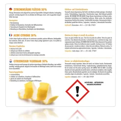 Höfer Chemie Microactiv Acide Citrique Liquide 50% Détartrant Polyvalent 1 x 5 L, Et Économique
