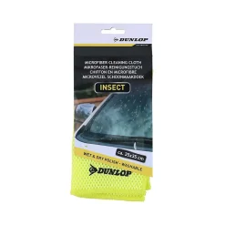 Dunlop Microfibre Anti-Insectes 35x35cm 290gsm - Lavable & Réutilisable, Nettoyage Efficace Pare-Brise & Carrosserie Discount