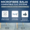 Starwax Microfibre balai mains sèches Clic système Outlet