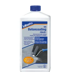 Lithofin MN Betoncoating black - Enduit prêt à l'emploi à base d'eau pour pierre en béton - - 1 L
