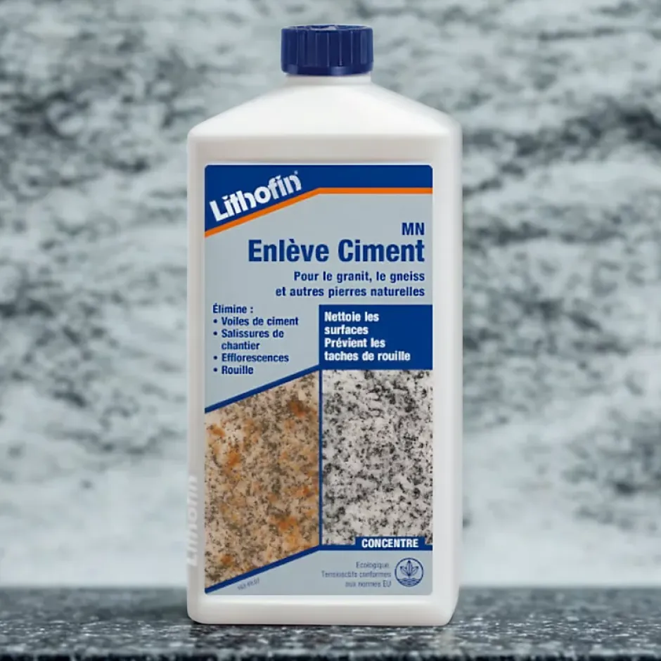 Lithofin MN Enlève Ciment - Enlève ciment pour pierres naturelles - - 1 L Online