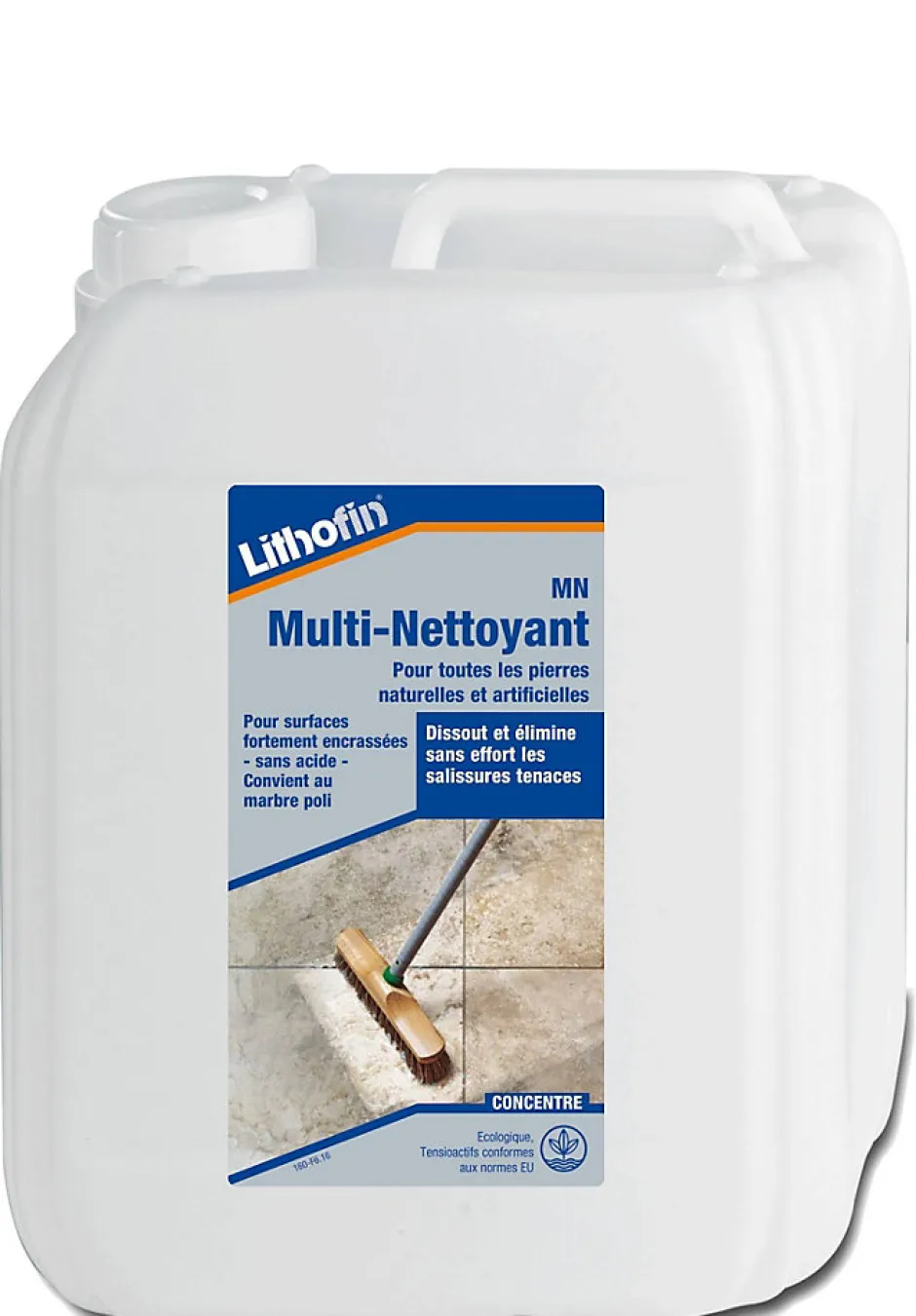 Lithofin MN Multi-Nettoyant - Nettoyant pierre naturelle - - 5 L