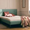 Best Mobilier Monet - lit - 160x200 - sommier inclus - en tissu - New