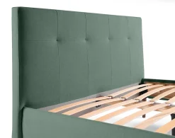 Best Mobilier Monet - lit - 160x200 - sommier inclus - en tissu - New
