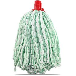 Juanio Mop, serpillère à franges pour balai, recharge vadrouille, tête de rechange de balai en microfibre super absorbante -Hauteur 30 cm Online