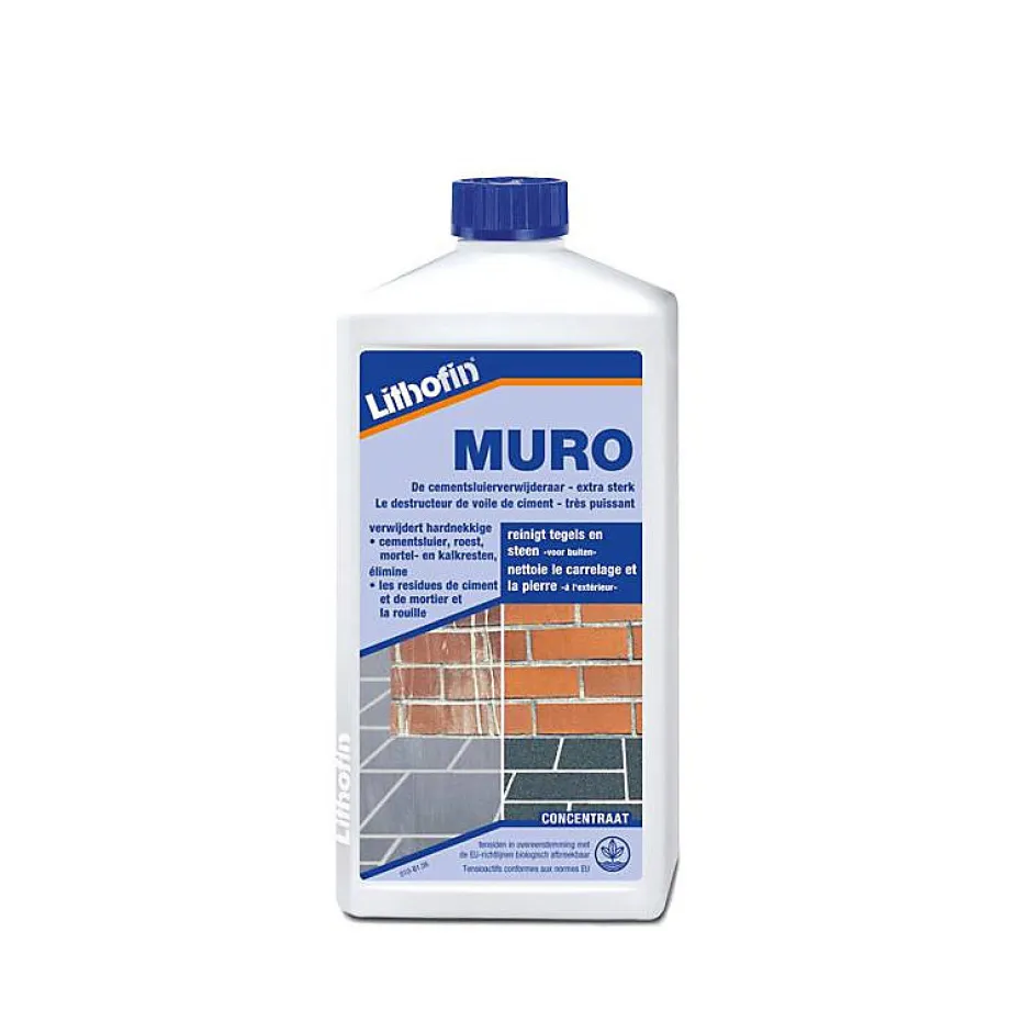 Lithofin MURO - Nettoyant acide pour voile de ciment épais - - 5 L Clearance