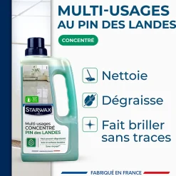 Starwax Nettoyant assainissant multi-usages senteur pin des landes 1L
