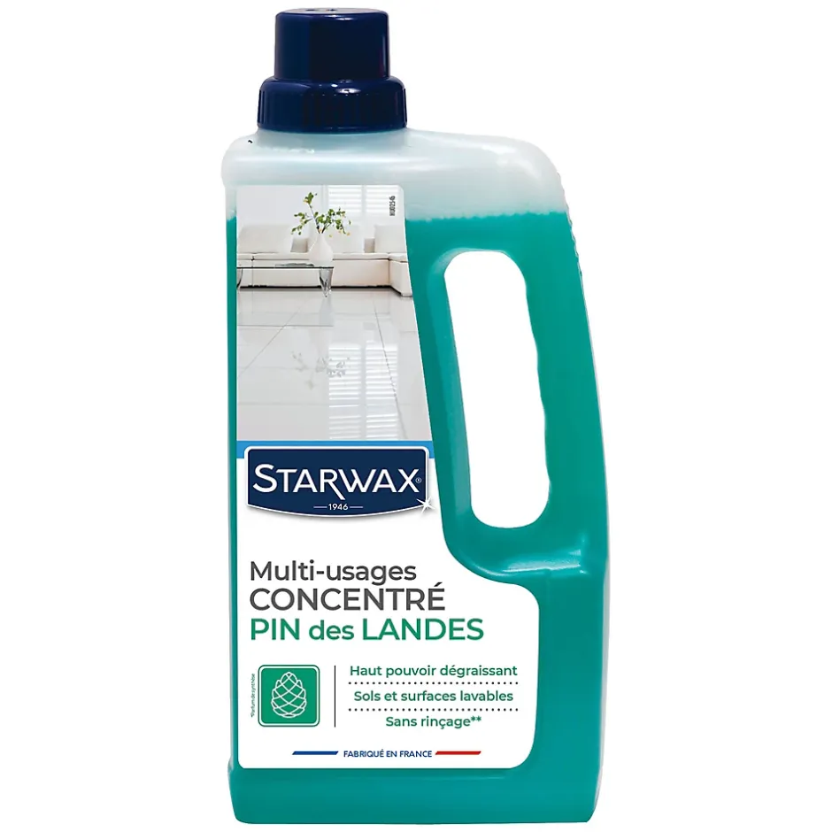 Starwax Nettoyant assainissant multi-usages senteur pin des landes 1L