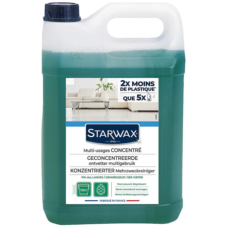 Starwax Nettoyant assainissant multi-usages senteur pin des landes 5L