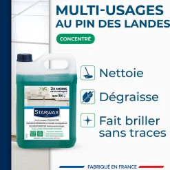 Starwax Nettoyant assainissant multi-usages senteur pin des landes 5L