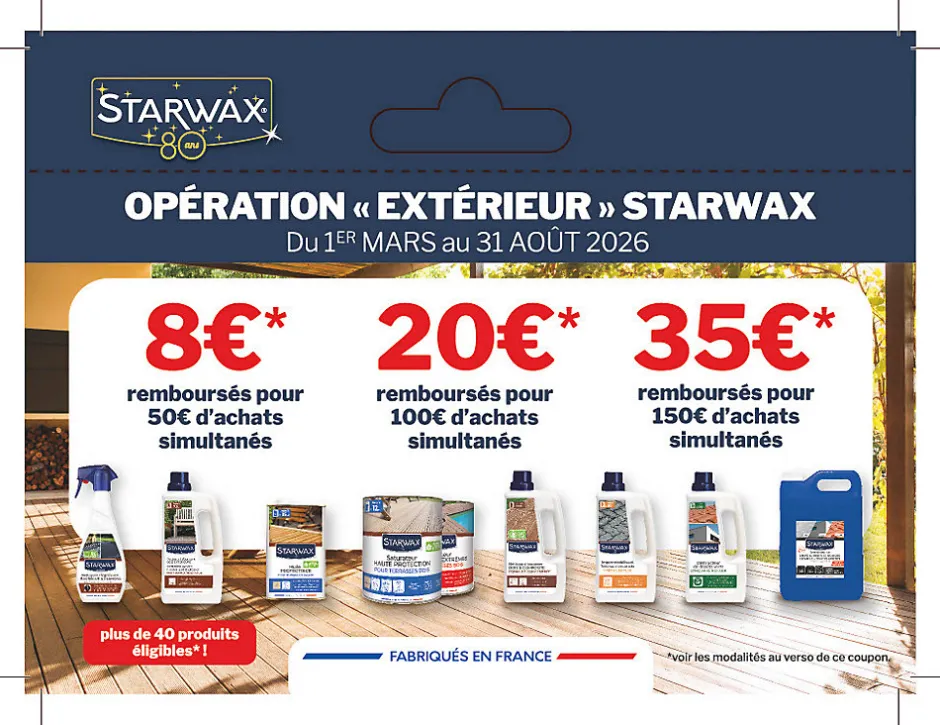 Starwax Nettoyant décrassant toitures, murs et sols gros nettoyage 5L