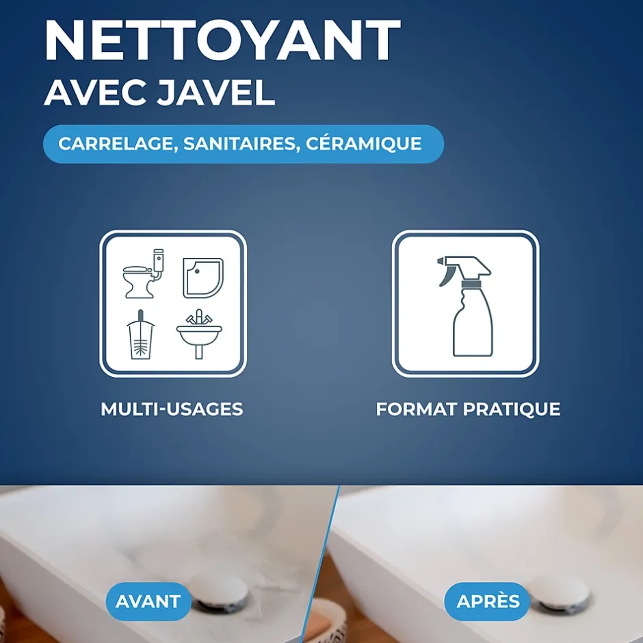 Starwax Nettoyant dégraissant javel 500 ml New