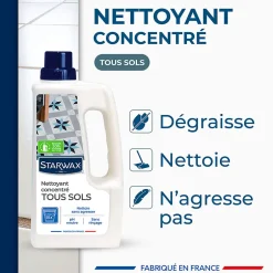 Starwax Nettoyant doux sol intérieurs 1L