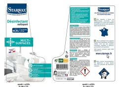 Starwax Nettoyant désinfectant multi-surfaces papaye 1L Clearance