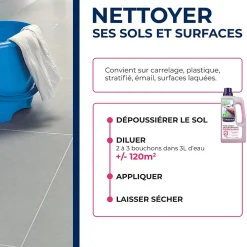 Starwax Nettoyant désodorisant multi-usages senteur fleur des bois 1L Outlet