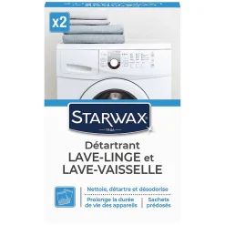 Starwax Nettoyant détartrant lave-linge et lave-vaisselle