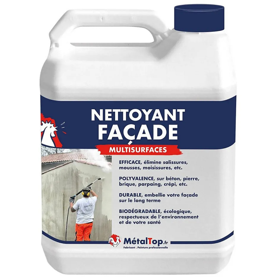 Metaltop Nettoyant Facade - 60 L - Métaltop
