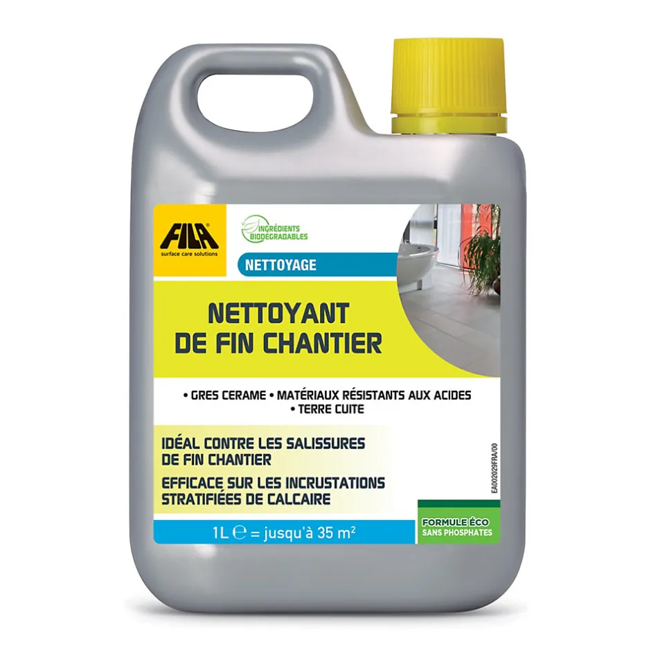 Fila Nettoyant fin de chantier intérieur extérieur 1L
