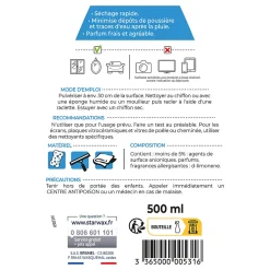 Starwax Nettoyant pulvérisateur spécial vitres et miroirs à l'alcool 0,5L