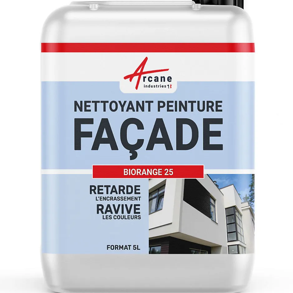 Arcane Industries Nettoyant Rénovateur pour façade encrassée - 5 L -