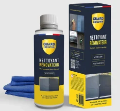 Guard Industrie Nettoyant Rénovateur Ravive Couleurs Peinture PVC Métal Antitache 5 ans 250g - 2 Portes et 10 Fenêtres Chiffon microfibre inclus