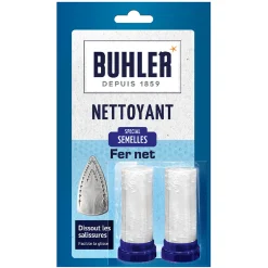 Buhler Nettoyant semelle fer à repasser 2x20 g