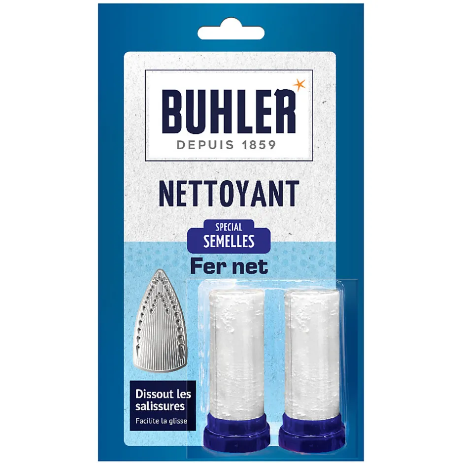 Buhler Nettoyant semelle fer à repasser 2x20 g
