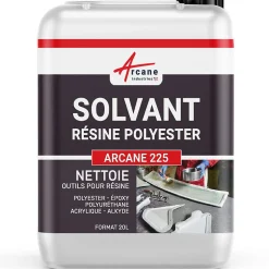 Arcane Industries Nettoyant Solvant Résine Polyester - Substitut acétone - 20 L -