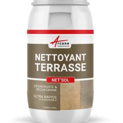 Arcane Industries Nettoyant terrasse professionnel rapide pavé autobloquant pierre béton - 200 L - Clearance