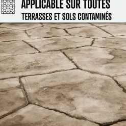 Arcane Industries Nettoyant terrasse professionnel rapide pavé autobloquant pierre béton - 200 L - Clearance