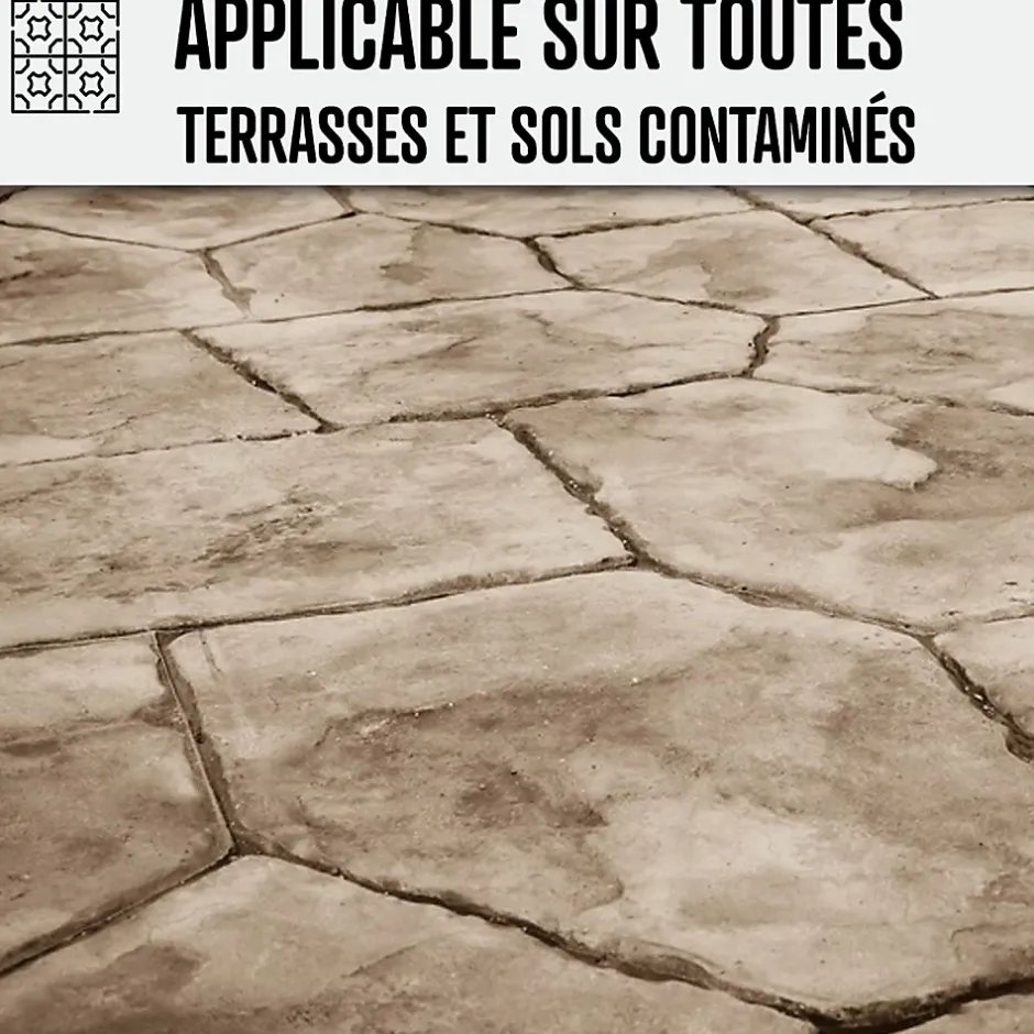 Arcane Industries Nettoyant terrasse professionnel rapide pavé autobloquant pierre béton - 200 L - Clearance