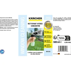 Kärcher Nettoyant vitre concentré effet déperlant Karcher 500 ml