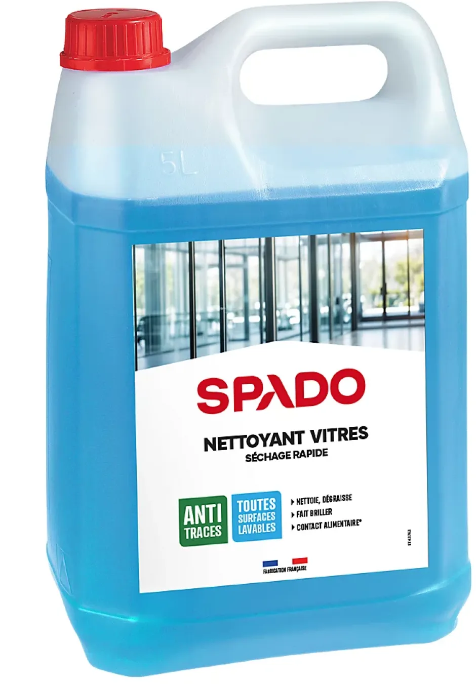 Spado Nettoyant vitres - séchage rapide 5L Sapdo Best