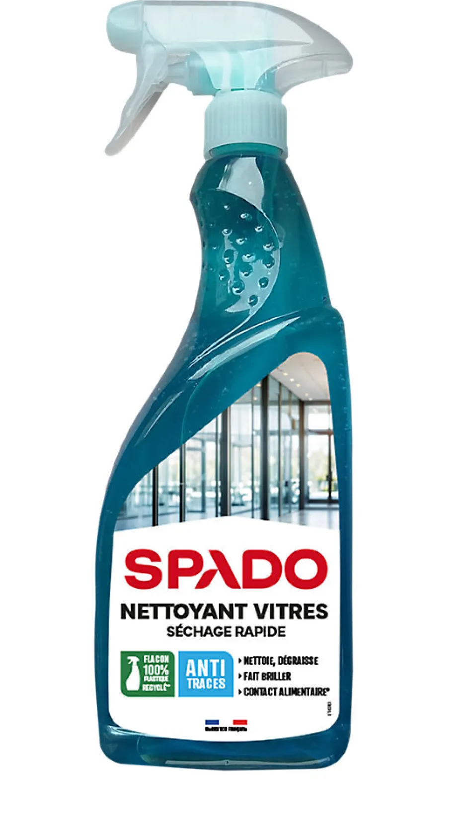 Spado Nettoyant vitres pulvérisateur - séchage rapide 750ml
