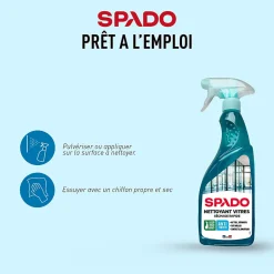 Spado Nettoyant vitres pulvérisateur - séchage rapide 750ml