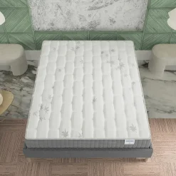 November Sleep Matelas Ressorts Ensachés 140x200 cm GALICE, Accueil Mémoire De Forme, 25 Cm D'épaisseur Hot