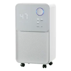 Oceanic Deshumidificateur dair electrique - Extraction 12 litres/jour - Sechage du linge - Drainage continu - Affichage LED