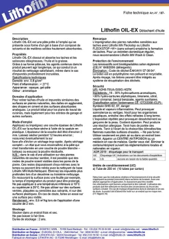 Lithofin OIL-EX - Nettoyant à base de solvants pour les tâches d'huile incrustées - - 250 ml