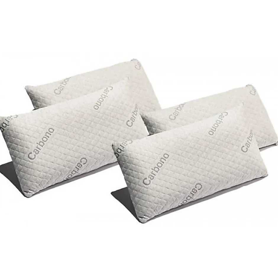 Eccox Oreiller - - Carbone - 70 x 40 cm - Fermeté Moyenne - Housse Amovible